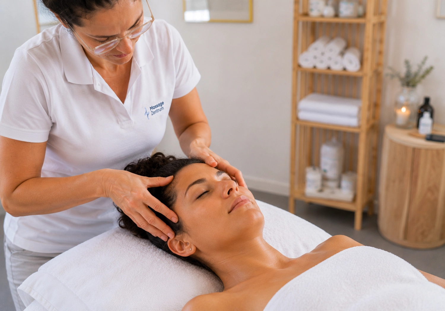 Behandlung von Nacken und Schultern bei Kopfschmerz – Massage Zentrum Winterthur