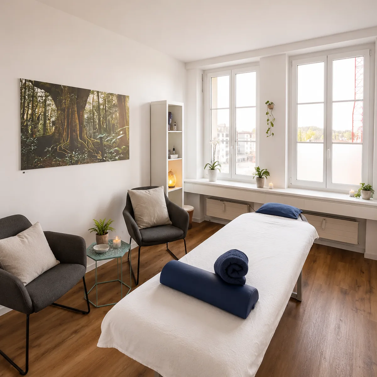 Praxisraum des Massage Zentrum Winterthur